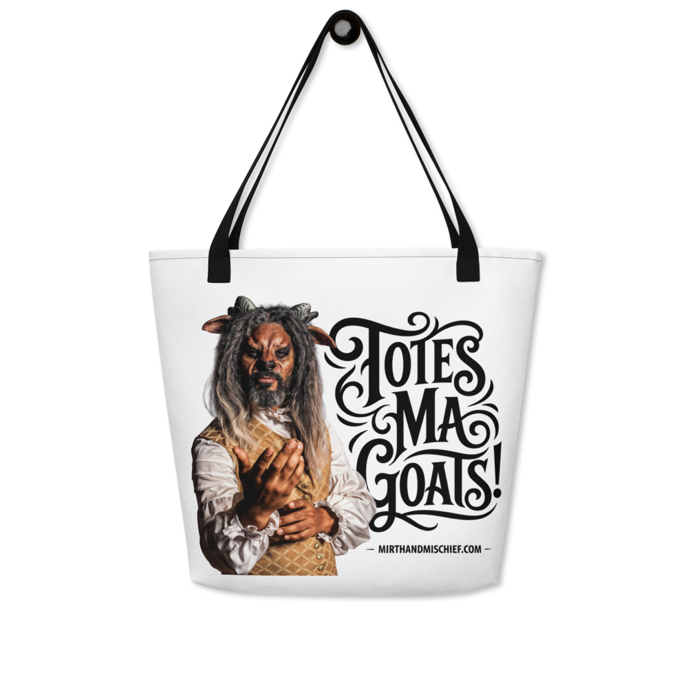 Totes Ma Goat - All-Over Print Large Tote Bag